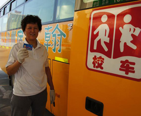 宿州加油站讓校車享受特權(quán)