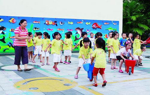 小朋友們在幼兒園快樂成長。（鄭偉明 陳志毅 攝）