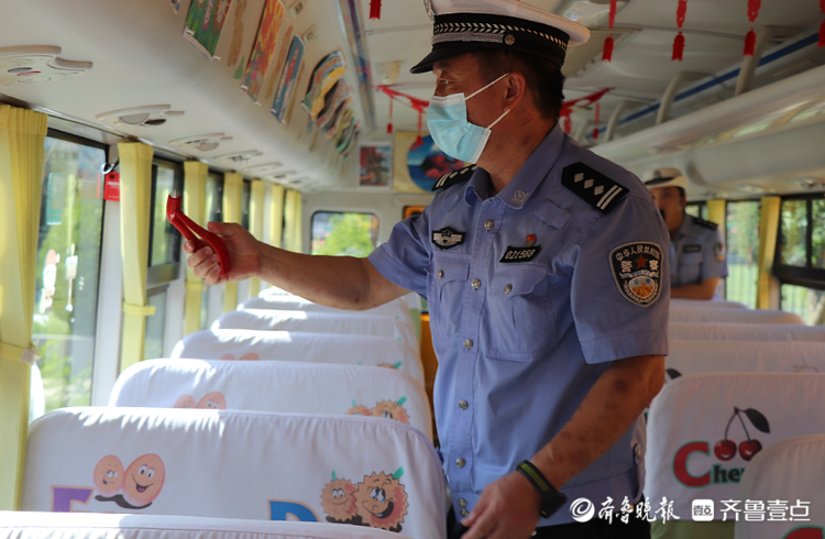城陽：迎開學，校車應急演練