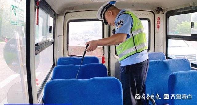 開學首周，德州交警直屬四大隊開展校車安全檢查護航開學季