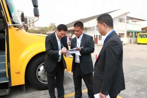 東南汽運(yùn)攜手蘇州金龍開展校車安全技能大比武