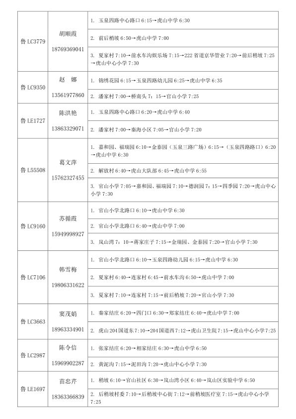 2019年下學期嵐山區(qū)校車運行線路規(guī)劃設置公布